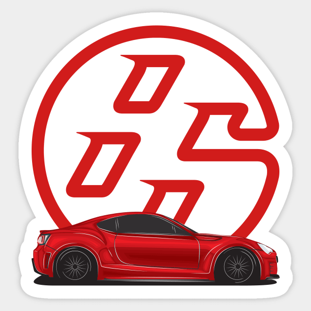 TOYOTA GT86 Sticker by HSDESIGNS